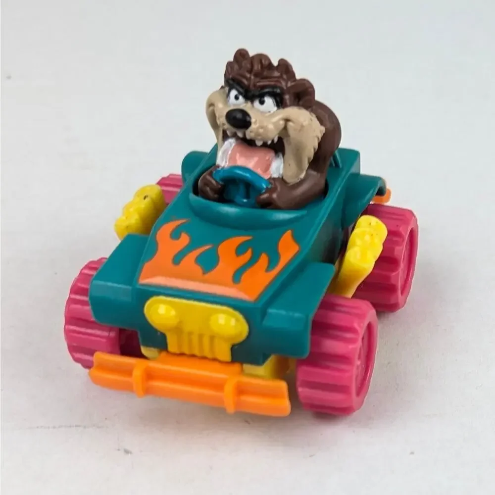 Vintage 1992 McDonald's Taz Quack-Up Car Looney Tunes Happy Meal Toy